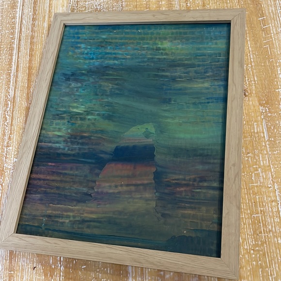 “Desert Midnight” handpainted sustainable art - Picture 2 of 6